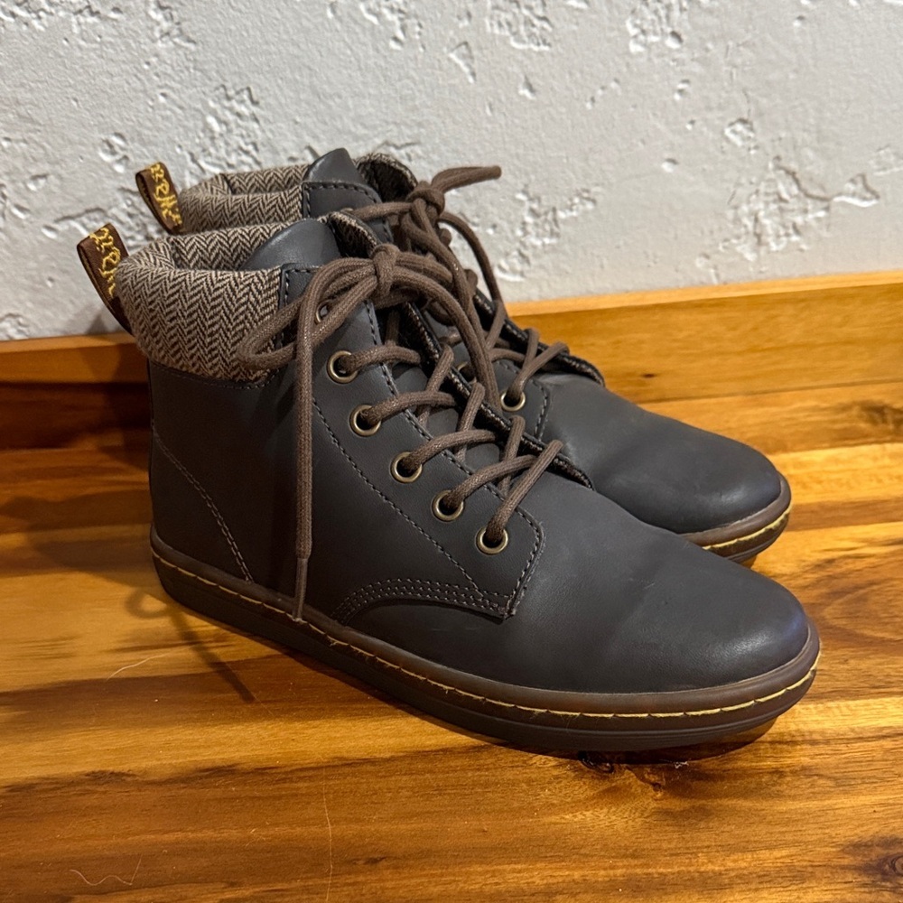 Dr. Martens Dark Brown Maelly Padded Collar Chukka Boots